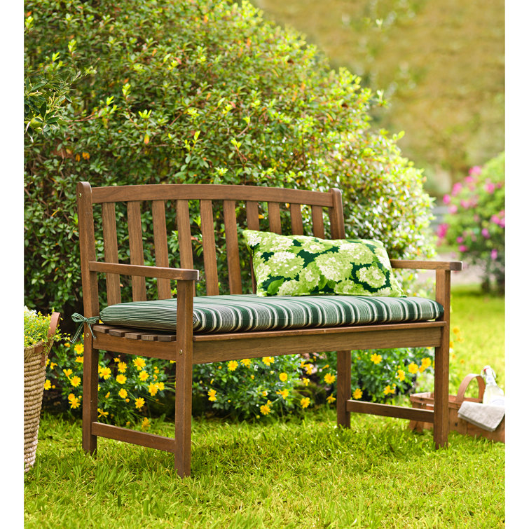 Red Barrel Studio® Lancaster Eucalyptus Wooden Garden Bench | Wayfair